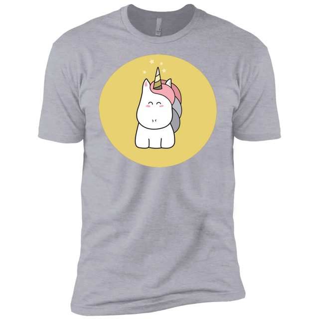 T-Shirts Heather Grey / X-Small Kawaii Unicorn Men's Premium T-Shirt
