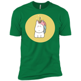 T-Shirts Kelly Green / X-Small Kawaii Unicorn Men's Premium T-Shirt