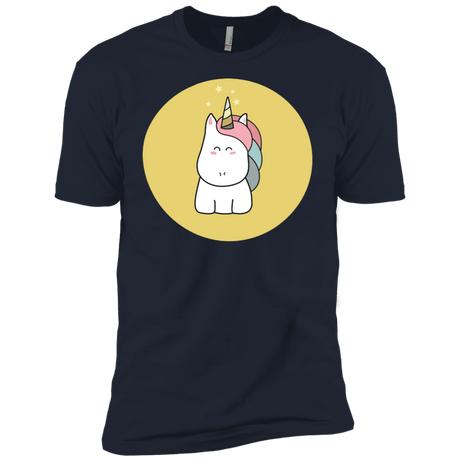 T-Shirts Midnight Navy / X-Small Kawaii Unicorn Men's Premium T-Shirt