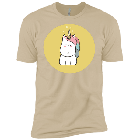 T-Shirts Sand / X-Small Kawaii Unicorn Men's Premium T-Shirt