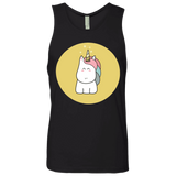 T-Shirts Black / S Kawaii Unicorn Men's Premium Tank Top