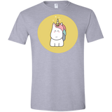 T-Shirts Sport Grey / X-Small Kawaii Unicorn Men's Semi-Fitted Softstyle