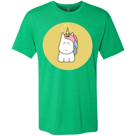 T-Shirts Envy / S Kawaii Unicorn Men's Triblend T-Shirt