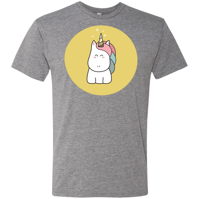 T-Shirts Premium Heather / S Kawaii Unicorn Men's Triblend T-Shirt