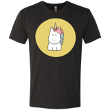 T-Shirts Vintage Black / S Kawaii Unicorn Men's Triblend T-Shirt
