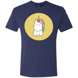 T-Shirts Vintage Navy / S Kawaii Unicorn Men's Triblend T-Shirt
