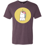 T-Shirts Vintage Purple / S Kawaii Unicorn Men's Triblend T-Shirt