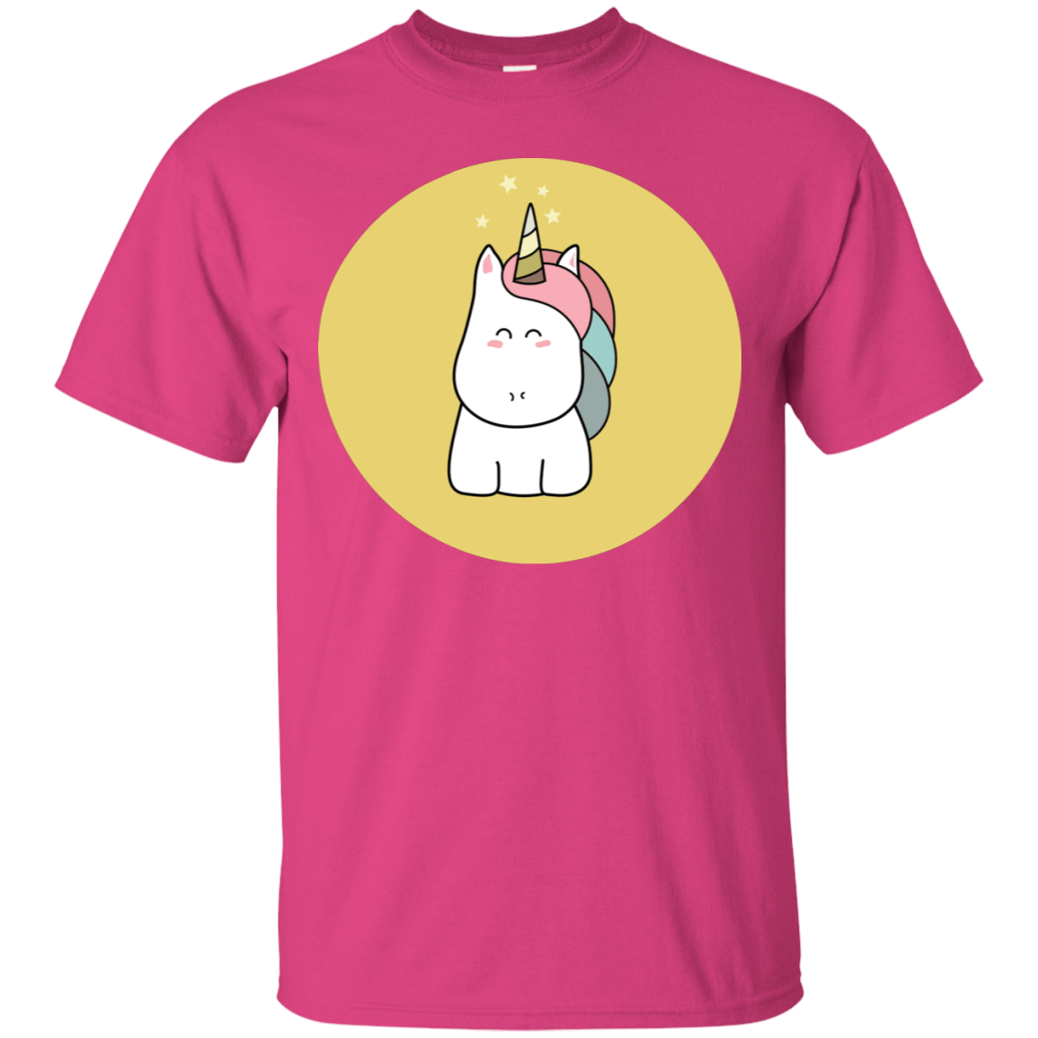 T-Shirts Heliconia / S Kawaii Unicorn T-Shirt