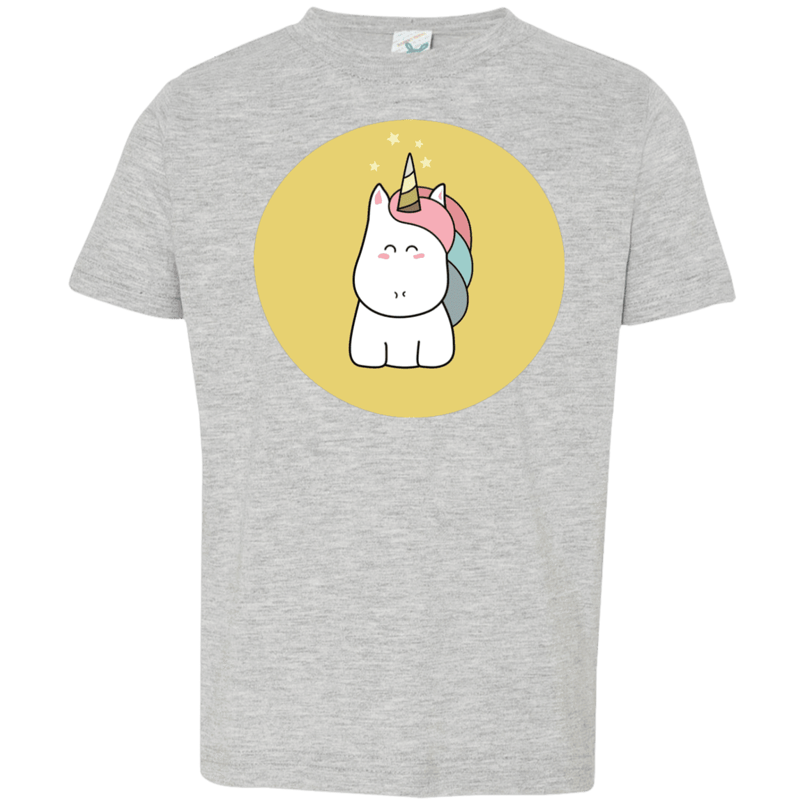 T-Shirts Heather Grey / 2T Kawaii Unicorn Toddler Premium T-Shirt