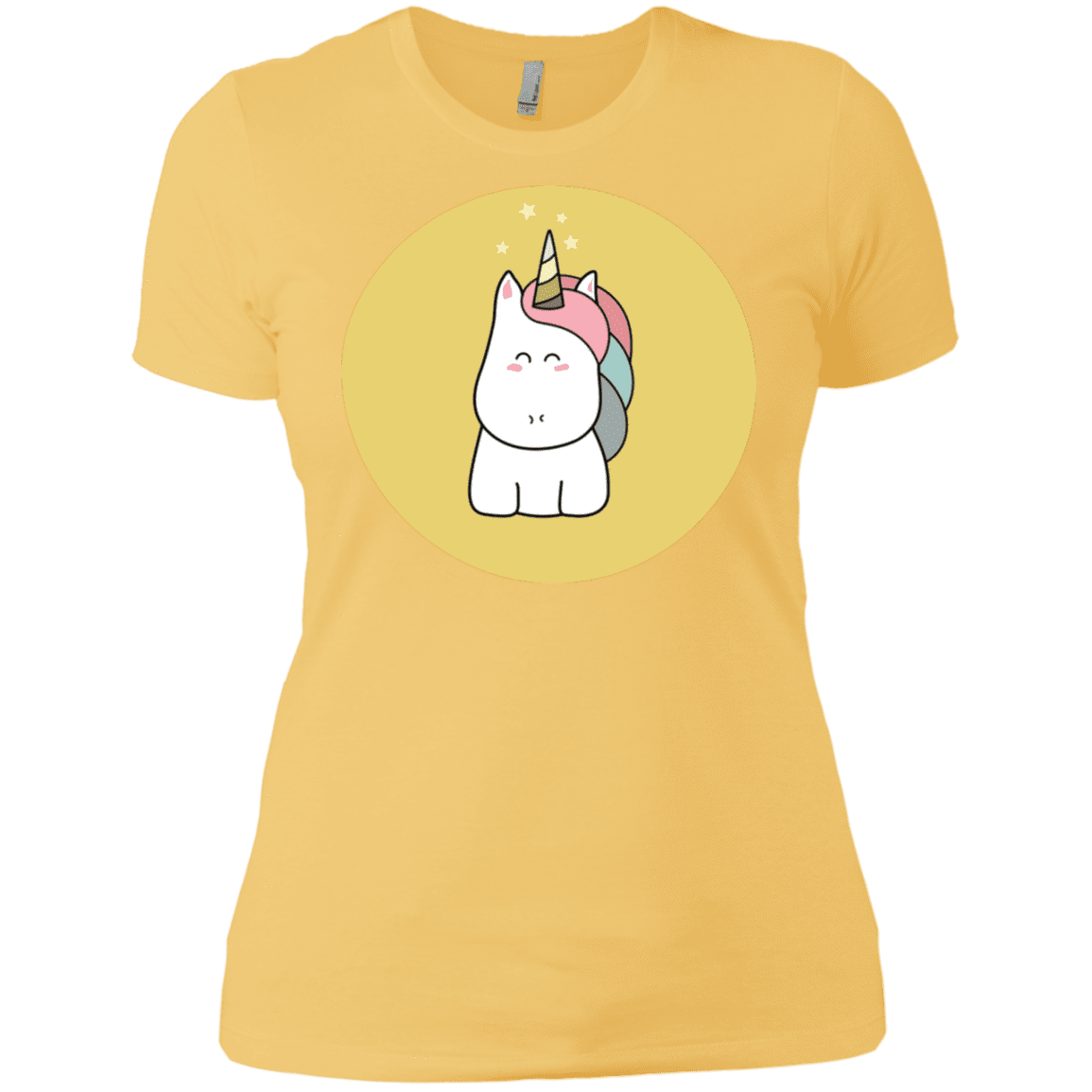 T-Shirts Banana Cream/ / X-Small Kawaii Unicorn Women's Premium T-Shirt