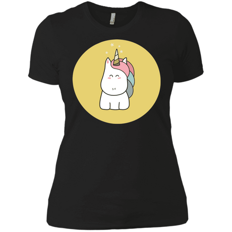 T-Shirts Black / X-Small Kawaii Unicorn Women's Premium T-Shirt