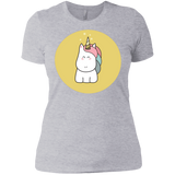 T-Shirts Heather Grey / X-Small Kawaii Unicorn Women's Premium T-Shirt