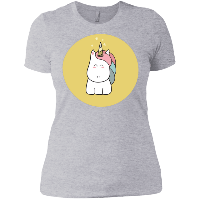 T-Shirts Heather Grey / X-Small Kawaii Unicorn Women's Premium T-Shirt