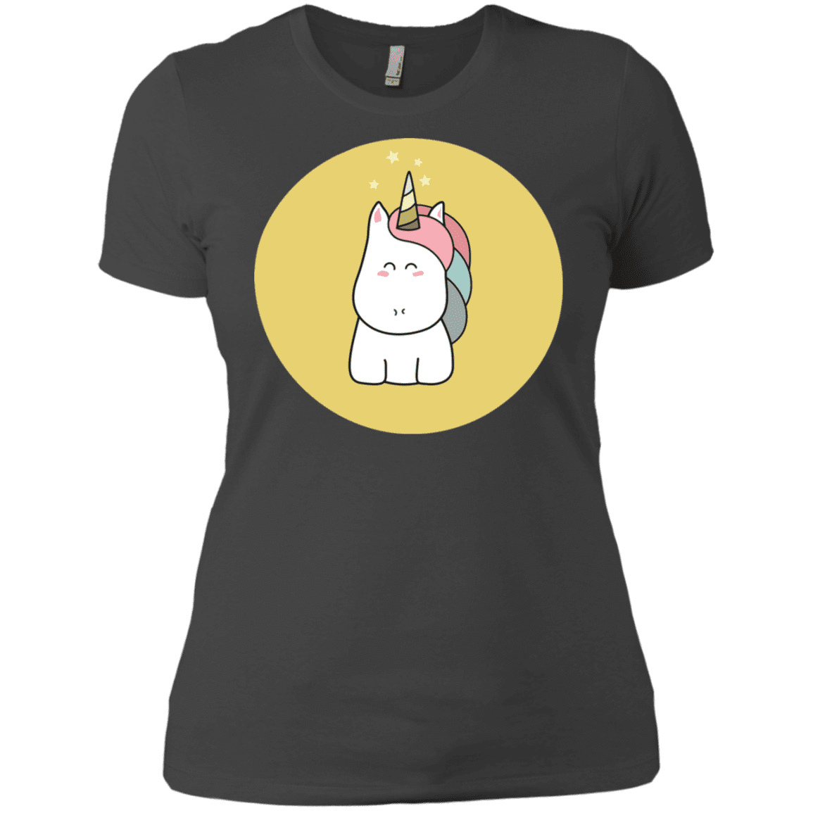T-Shirts Heavy Metal / X-Small Kawaii Unicorn Women's Premium T-Shirt