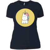 T-Shirts Midnight Navy / X-Small Kawaii Unicorn Women's Premium T-Shirt