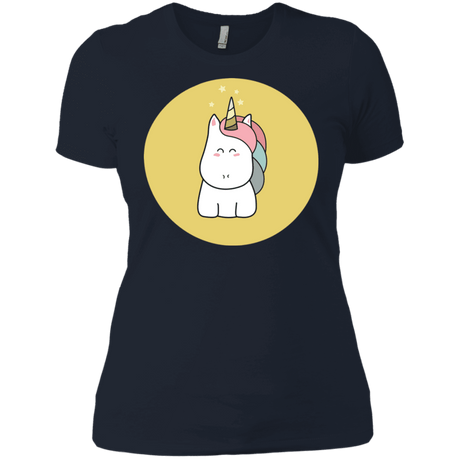 T-Shirts Midnight Navy / X-Small Kawaii Unicorn Women's Premium T-Shirt