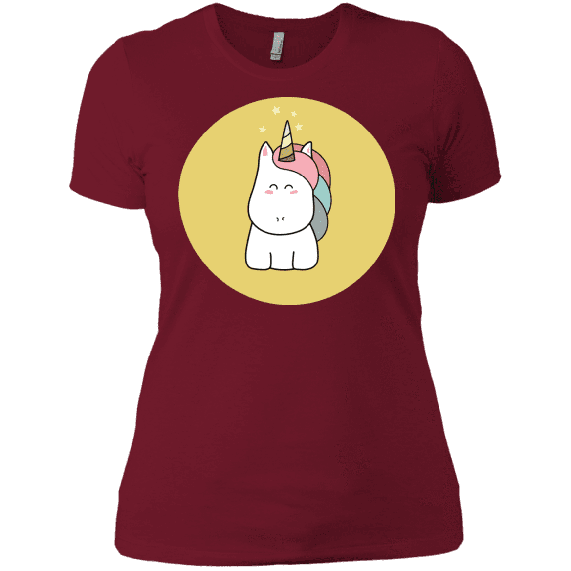 T-Shirts Scarlet / S Kawaii Unicorn Women's Premium T-Shirt