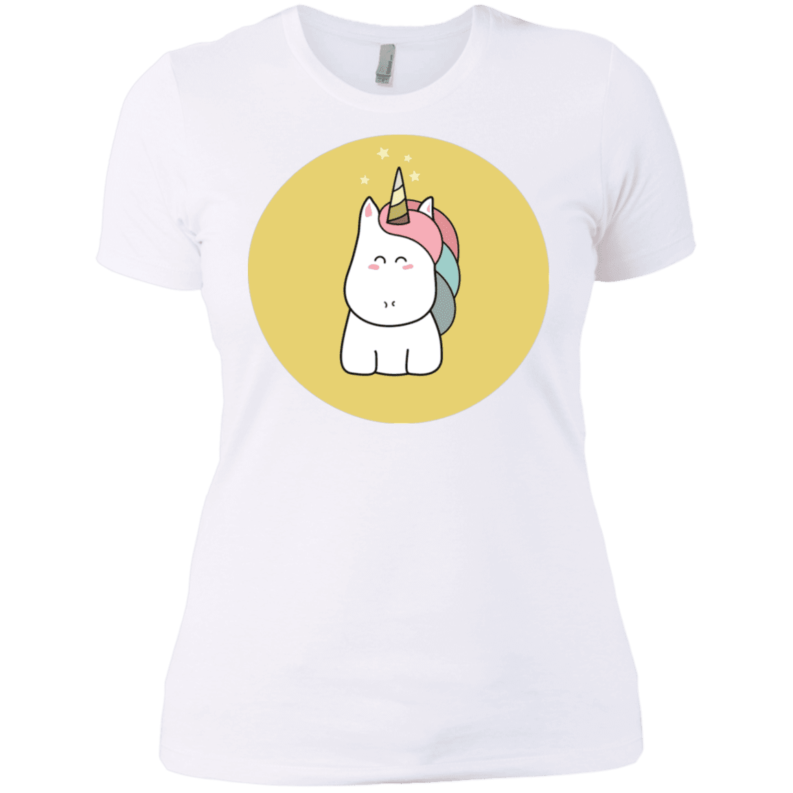T-Shirts White / X-Small Kawaii Unicorn Women's Premium T-Shirt