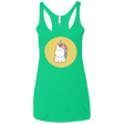 T-Shirts Envy / X-Small Kawaii Unicorn Women's Triblend Racerback Tank