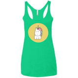 T-Shirts Envy / X-Small Kawaii Unicorn Women's Triblend Racerback Tank