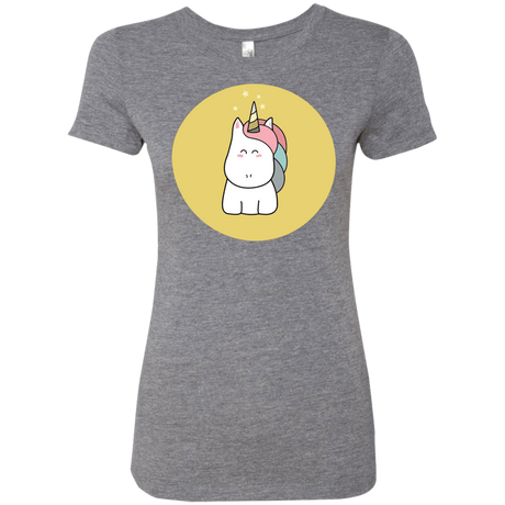 T-Shirts Premium Heather / S Kawaii Unicorn Women's Triblend T-Shirt