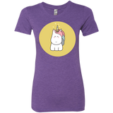 T-Shirts Purple Rush / S Kawaii Unicorn Women's Triblend T-Shirt
