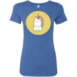 T-Shirts Vintage Royal / S Kawaii Unicorn Women's Triblend T-Shirt