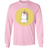 T-Shirts Light Pink / YS Kawaii Unicorn Youth Long Sleeve T-Shirt