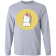 T-Shirts Sport Grey / YS Kawaii Unicorn Youth Long Sleeve T-Shirt