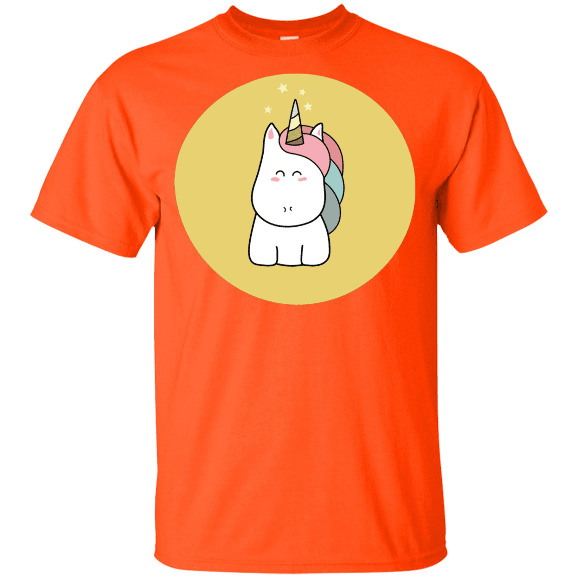 T-Shirts Orange / YXS Kawaii Unicorn Youth T-Shirt