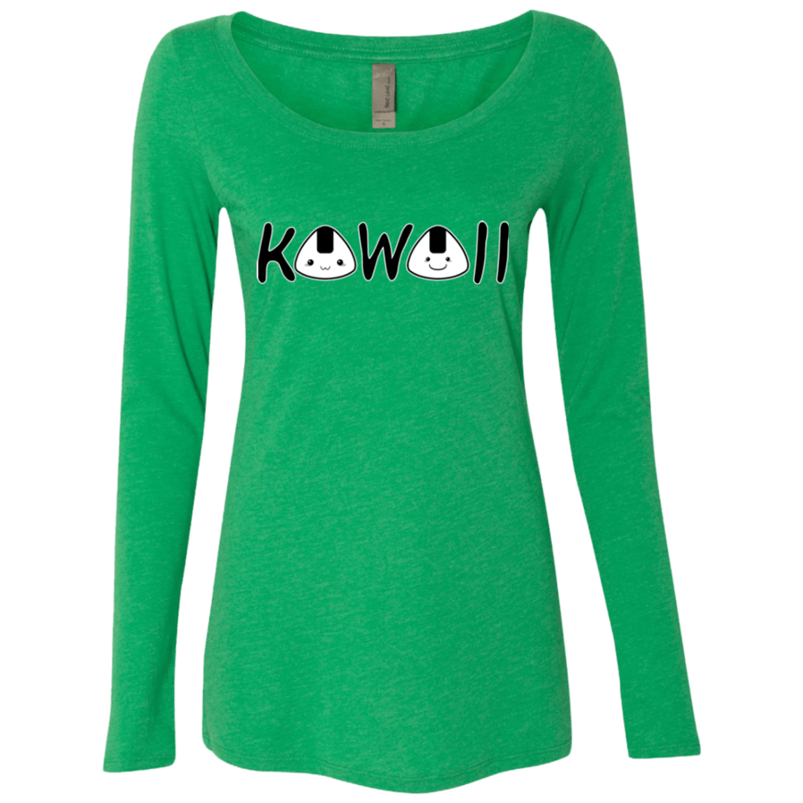 T-Shirts Envy / Small Kawaii Women's Triblend Long Sleeve Shirt