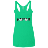T-Shirts Envy / X-Small Kawaii Women's Triblend Racerback Tank