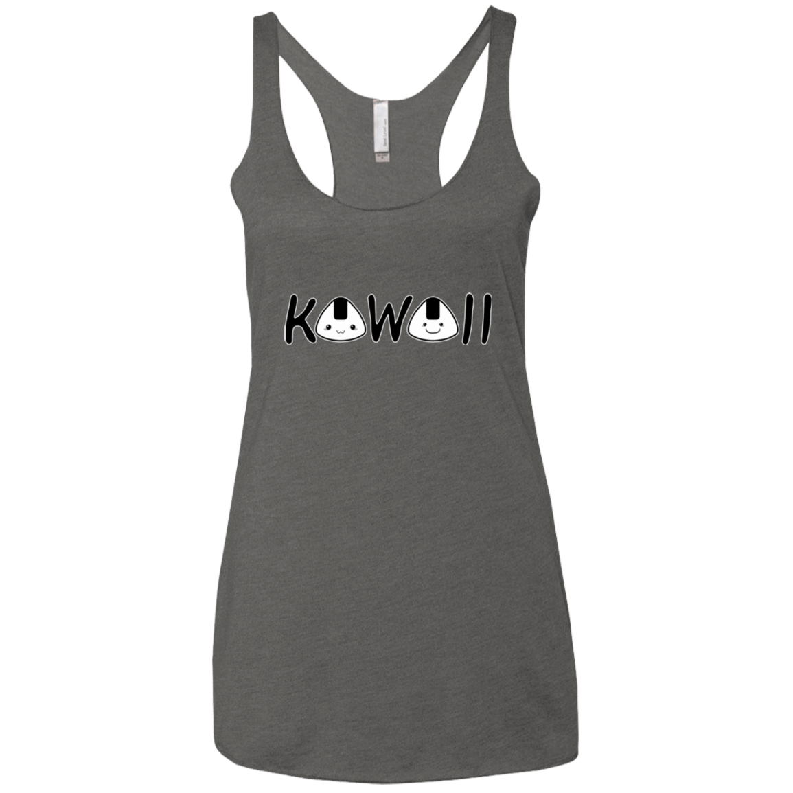 T-Shirts Premium Heather / X-Small Kawaii Women's Triblend Racerback Tank