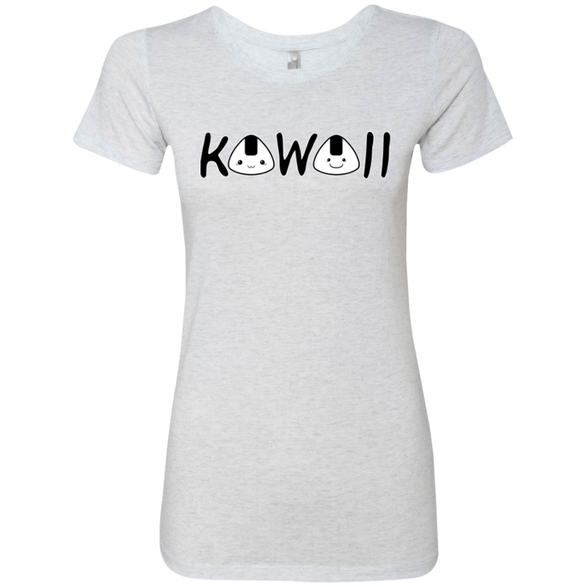 T-Shirts Heather White / Small Kawaii Women's Triblend T-Shirt