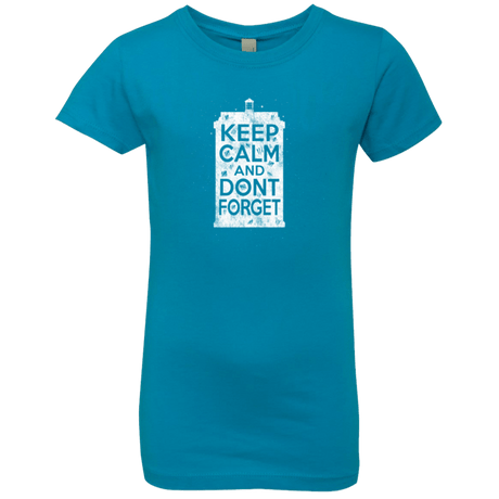 T-Shirts Turquoise / YXS KCDF Tardis Girls Premium T-Shirt