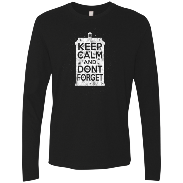 T-Shirts Black / Small KCDF Tardis Men's Premium Long Sleeve