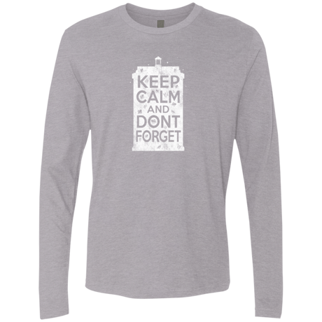 T-Shirts Heather Grey / Small KCDF Tardis Men's Premium Long Sleeve