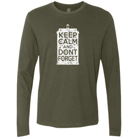 T-Shirts Military Green / Small KCDF Tardis Men's Premium Long Sleeve