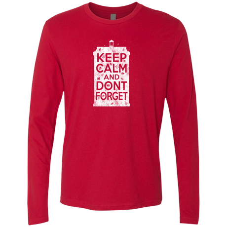 T-Shirts Red / Small KCDF Tardis Men's Premium Long Sleeve