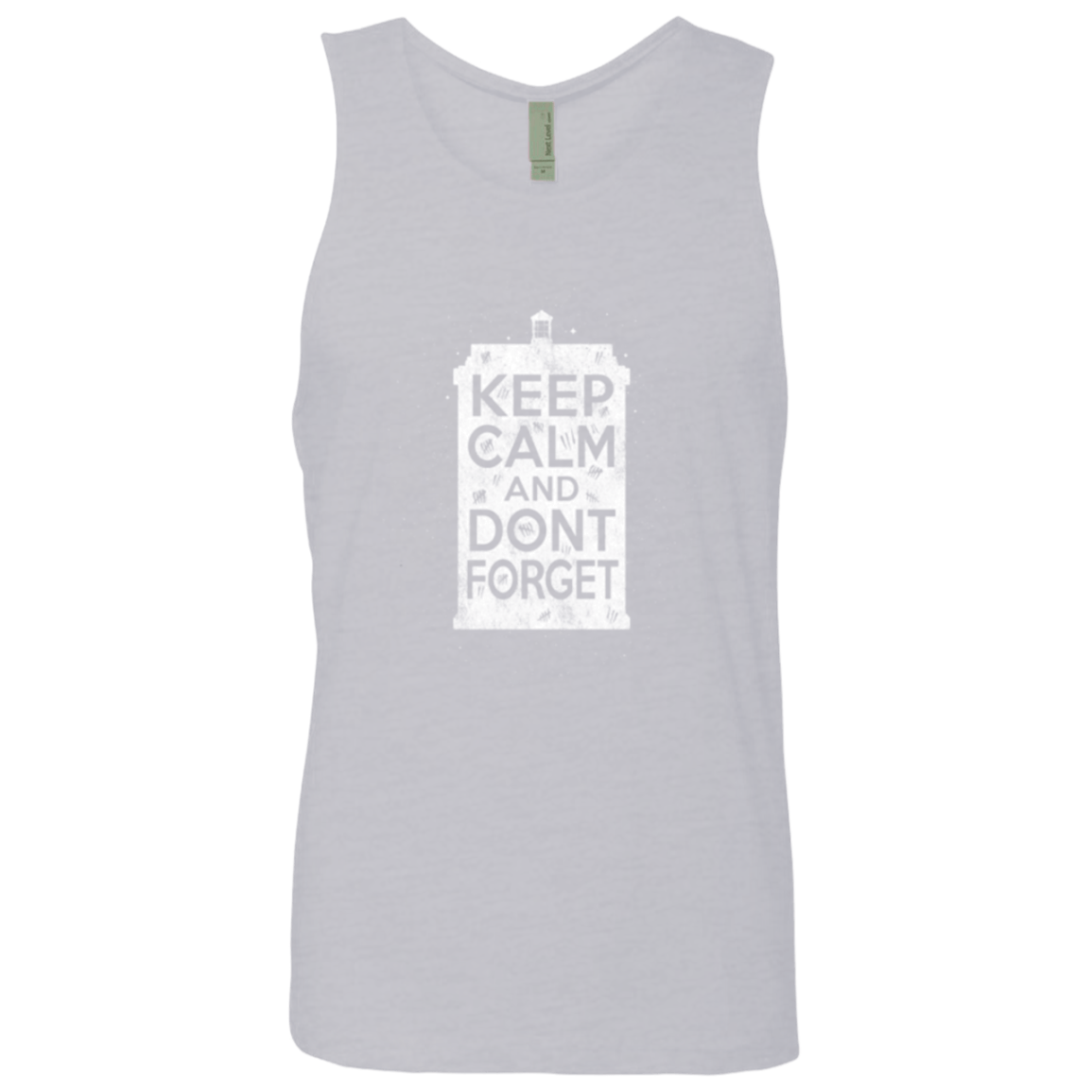 T-Shirts Heather Grey / Small KCDF Tardis Men's Premium Tank Top