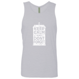 T-Shirts Heather Grey / Small KCDF Tardis Men's Premium Tank Top