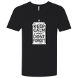 T-Shirts Black / X-Small KCDF Tardis Men's Premium V-Neck
