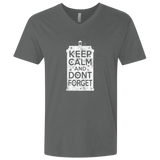 T-Shirts Heavy Metal / X-Small KCDF Tardis Men's Premium V-Neck