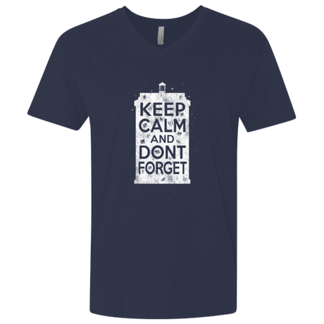 T-Shirts Midnight Navy / X-Small KCDF Tardis Men's Premium V-Neck