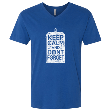 T-Shirts Royal / X-Small KCDF Tardis Men's Premium V-Neck