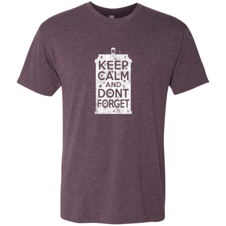T-Shirts Vintage Purple / Small KCDF Tardis Men's Triblend T-Shirt