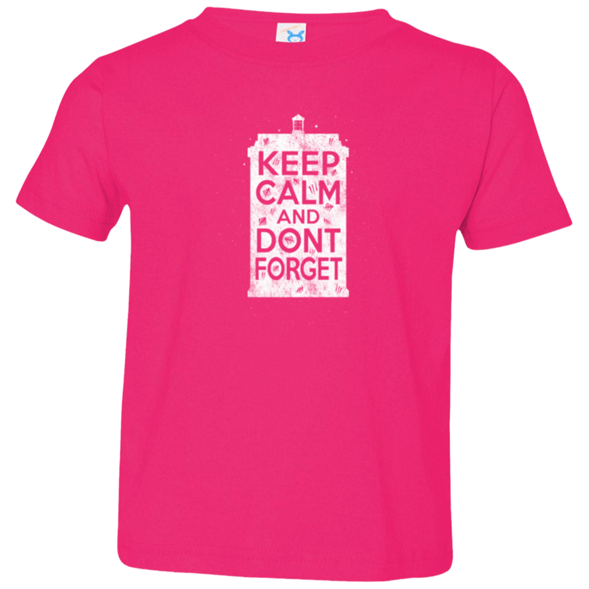 T-Shirts Hot Pink / 2T KCDF Tardis Toddler Premium T-Shirt