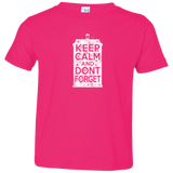 T-Shirts Hot Pink / 2T KCDF Tardis Toddler Premium T-Shirt