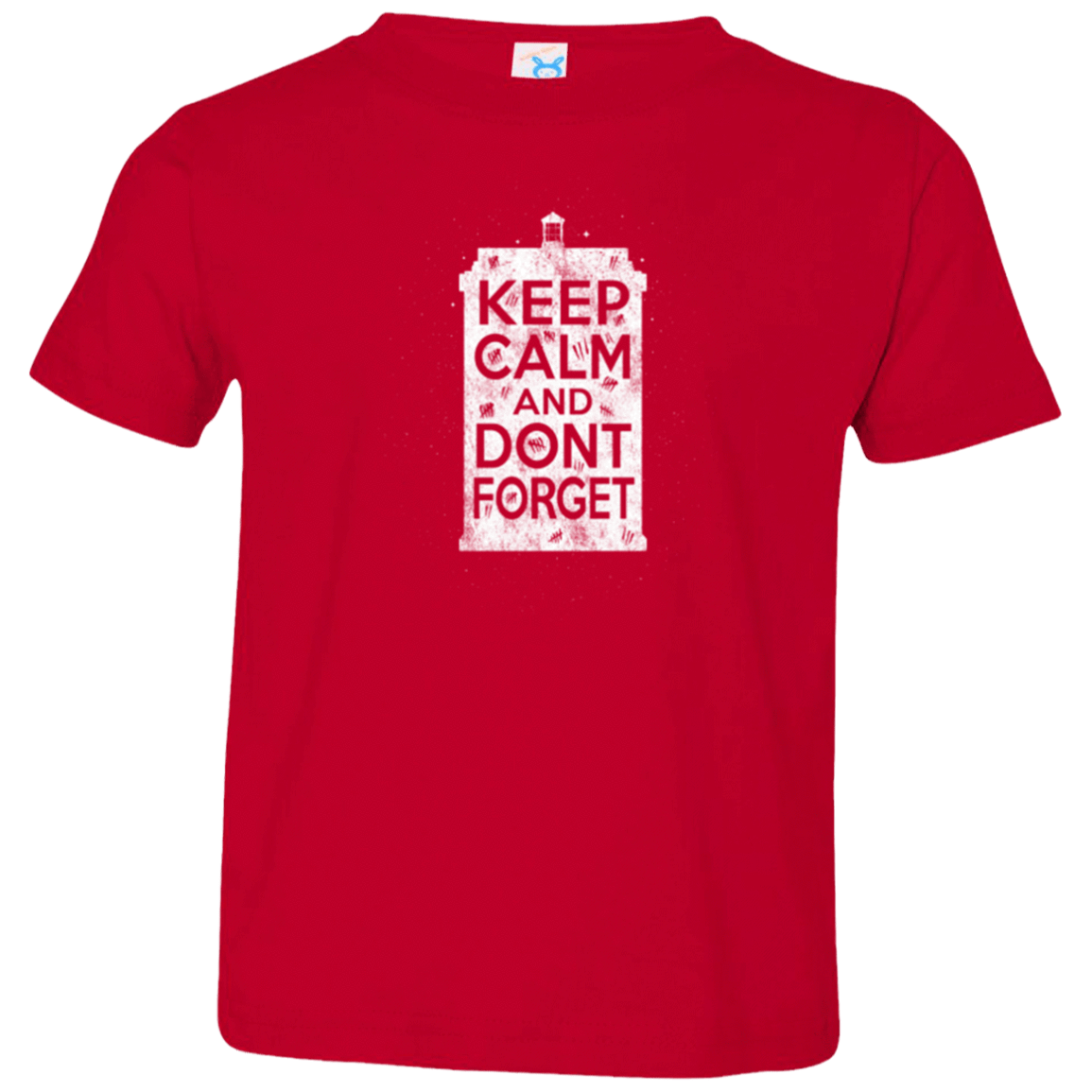 T-Shirts Red / 2T KCDF Tardis Toddler Premium T-Shirt