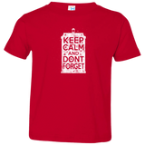 T-Shirts Red / 2T KCDF Tardis Toddler Premium T-Shirt